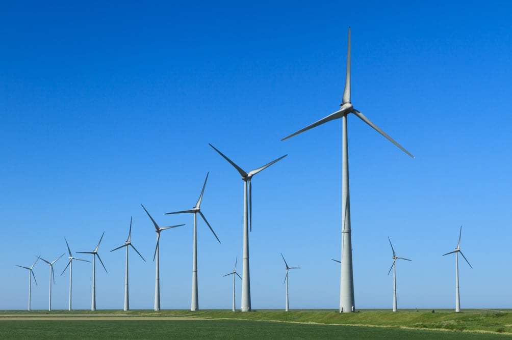 Wind turbines: clean energy